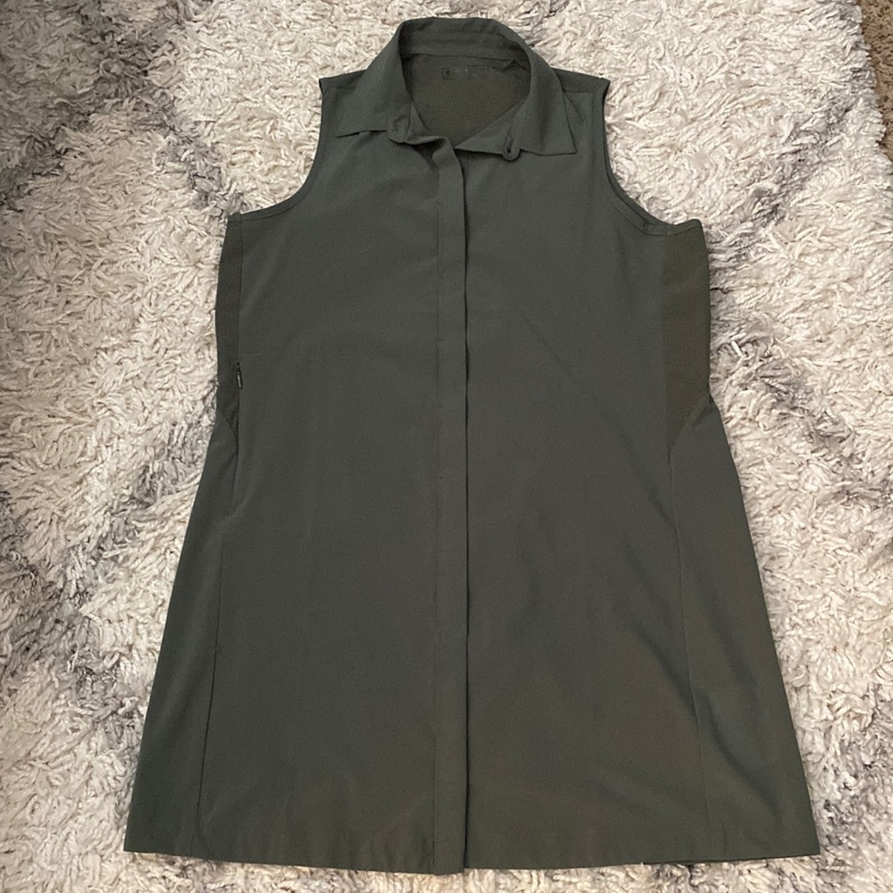 Athletic dress. Lightweight, breathable fabric.